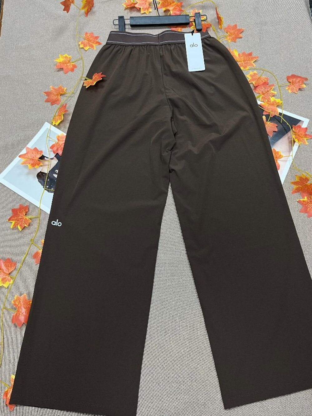 ALO Yoga🧣 Suit Up Trouser Coffee Brown (Regular) Relaxed Fit🥾 - Picture 3 of 8